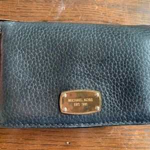 Michael Kors Black Leather Wallet
